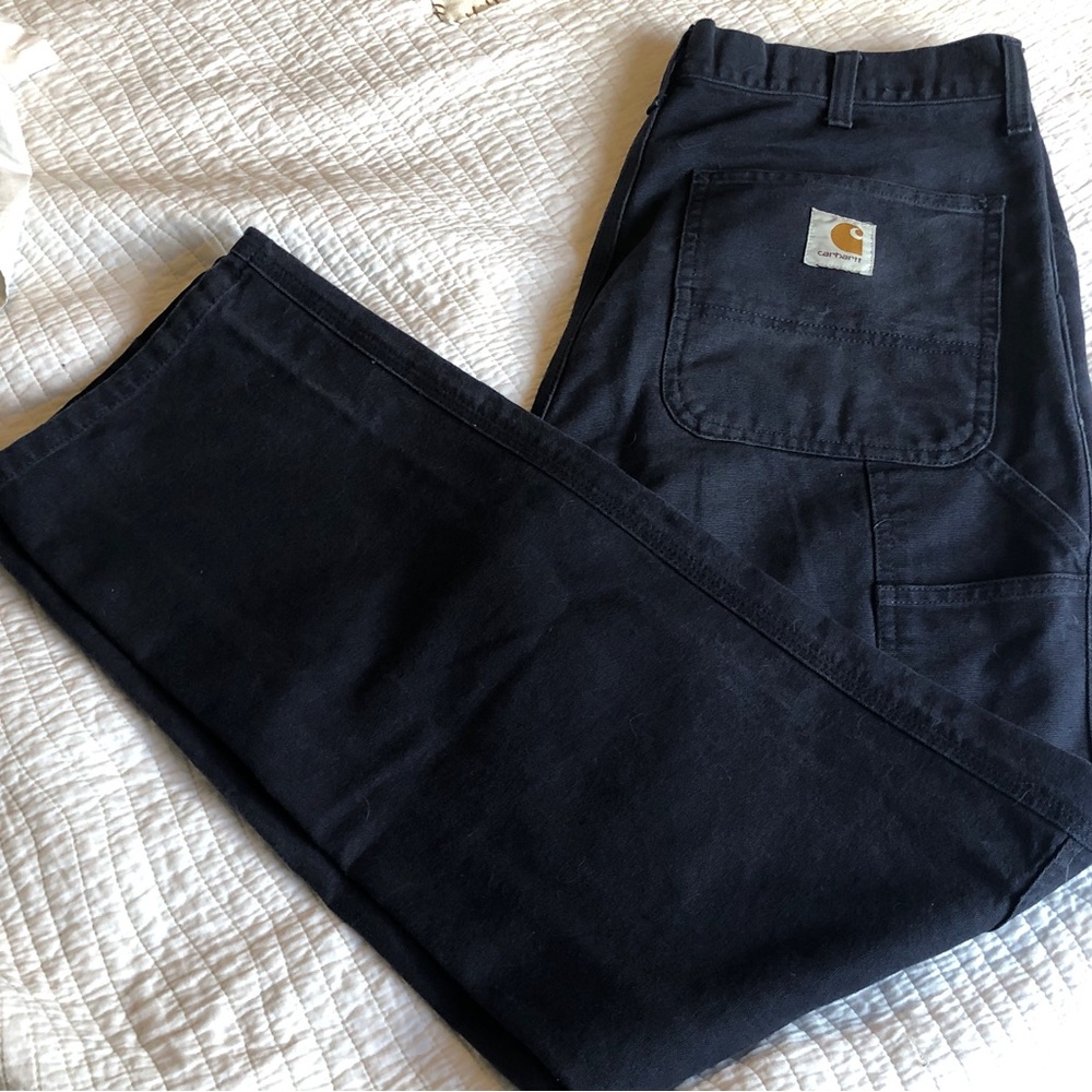 Carhartt WIP Work In Progress Single Knee Pants Navy Blue 32x32